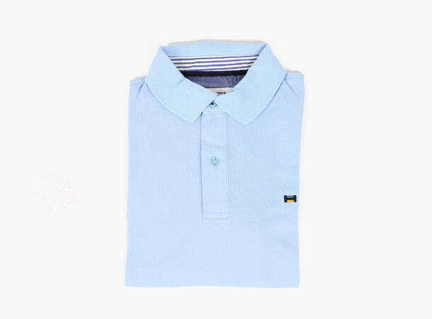 MONTECRISTO Men`s Pique T-shirts 71 Lt. blue L 